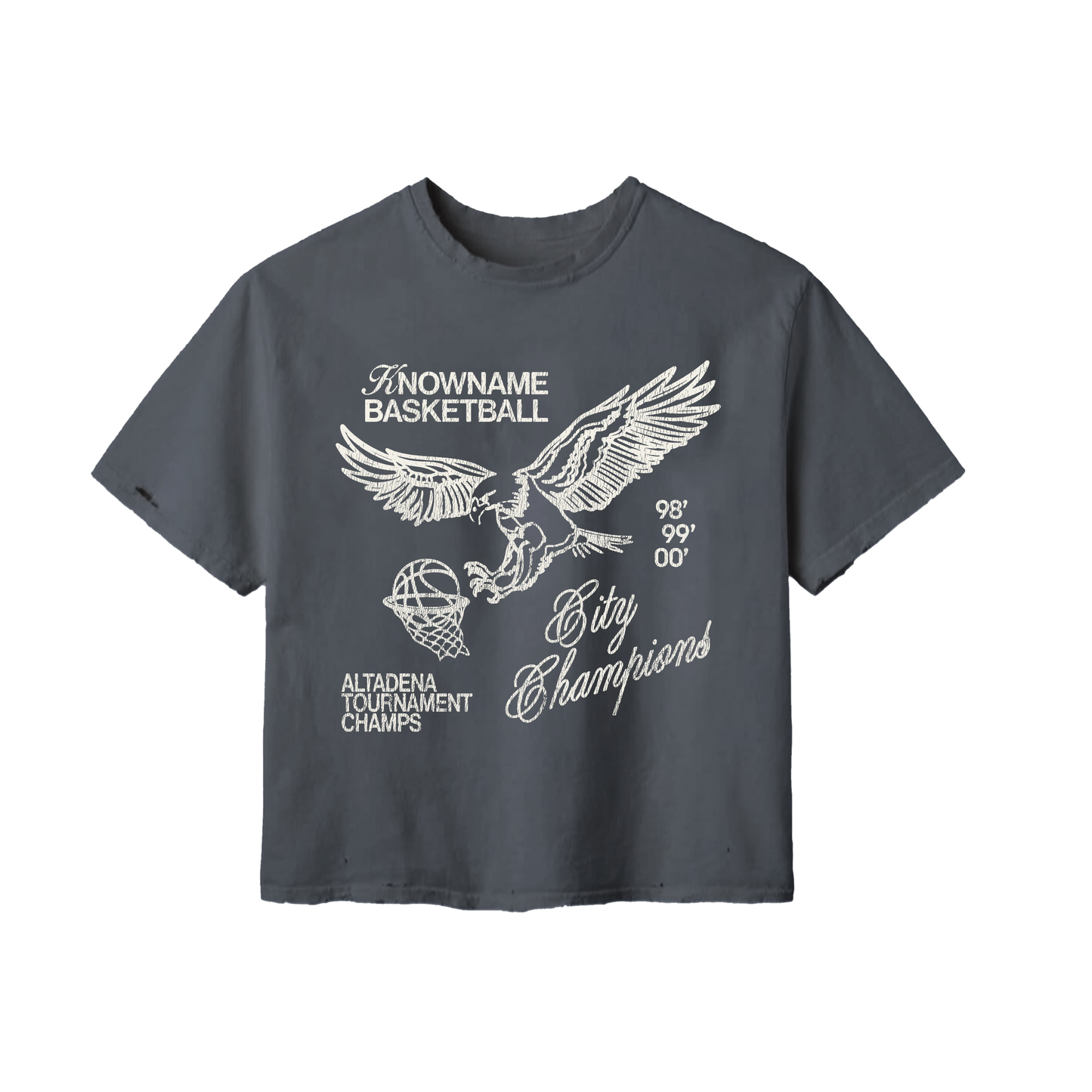 "TOURNAMENT" Tee ( Grey / Cream)