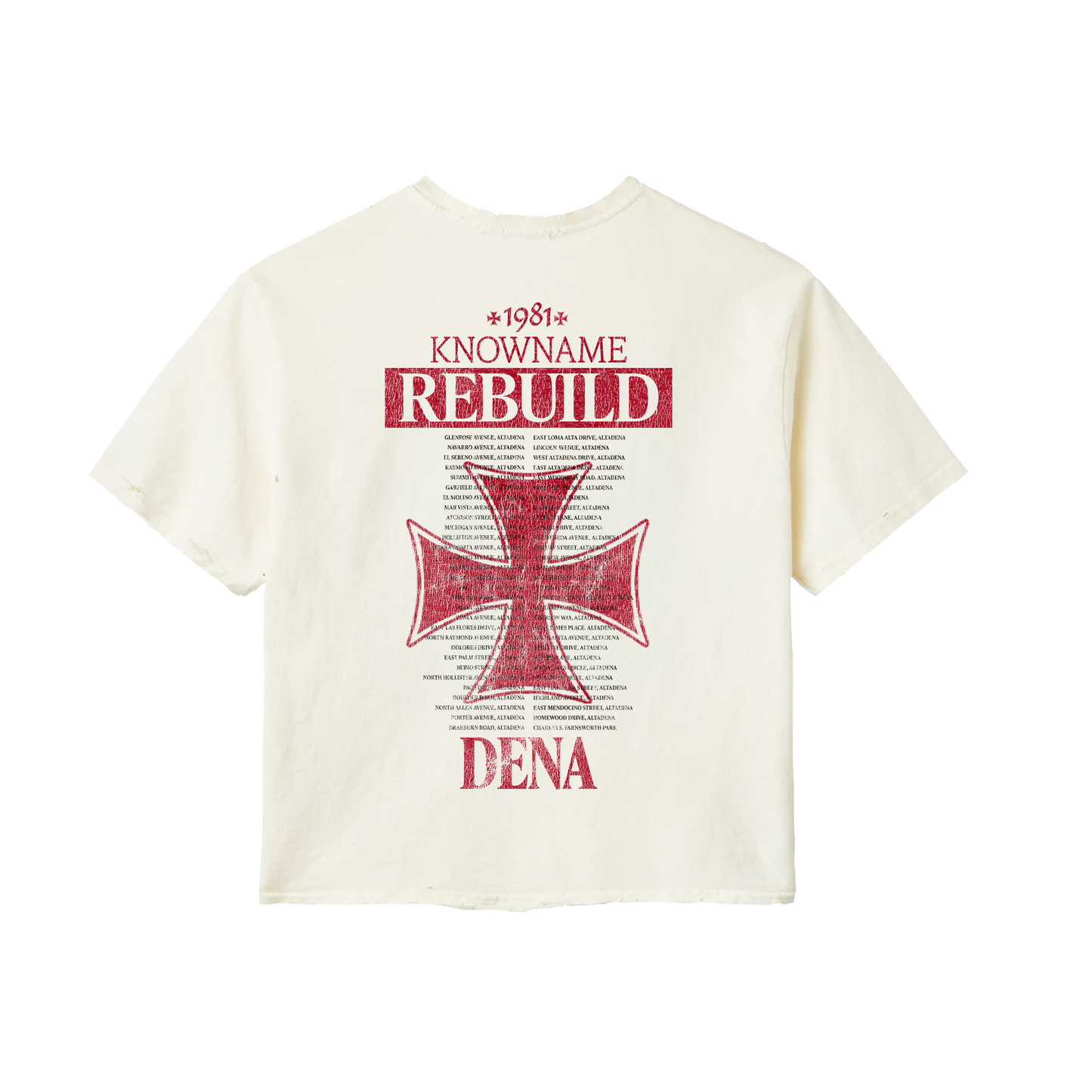 "REBUILD DENA" TEE