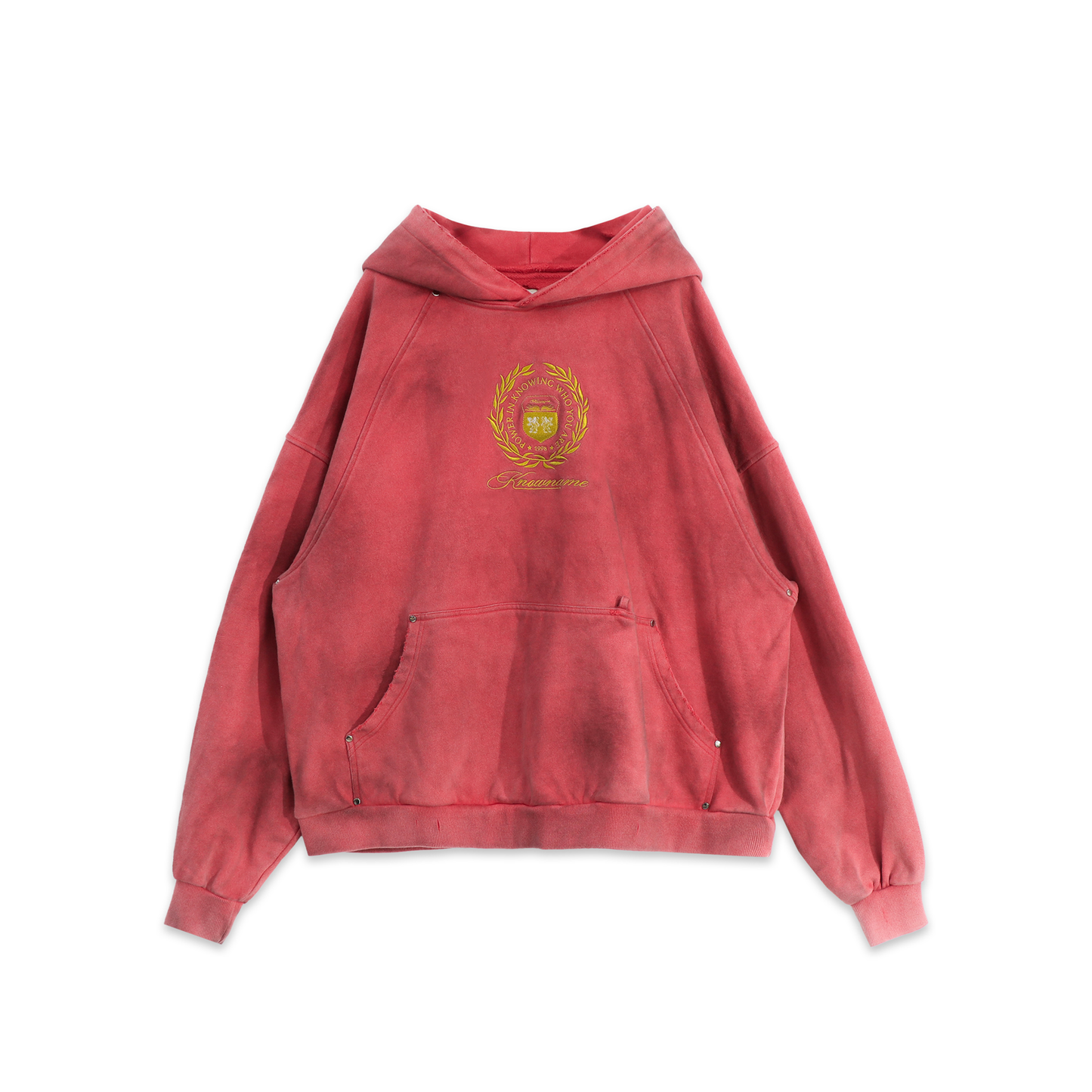 "STRIKE" HOODIE (VARSITY RED)
