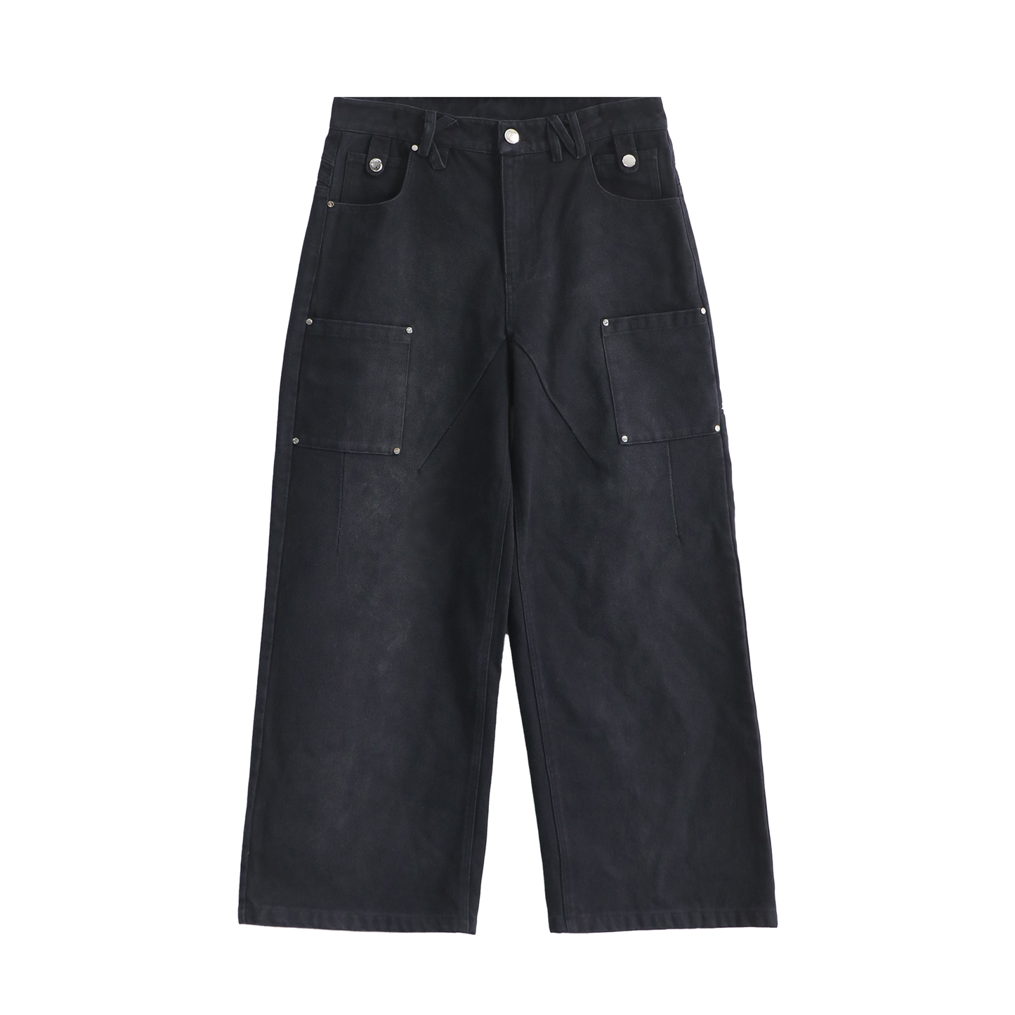 "RUNDOWN" CANVAS BOTTOMS (WASHED BLACK)