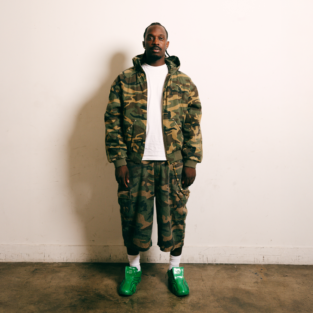 "NO I.D." JACKET (CAMO)
