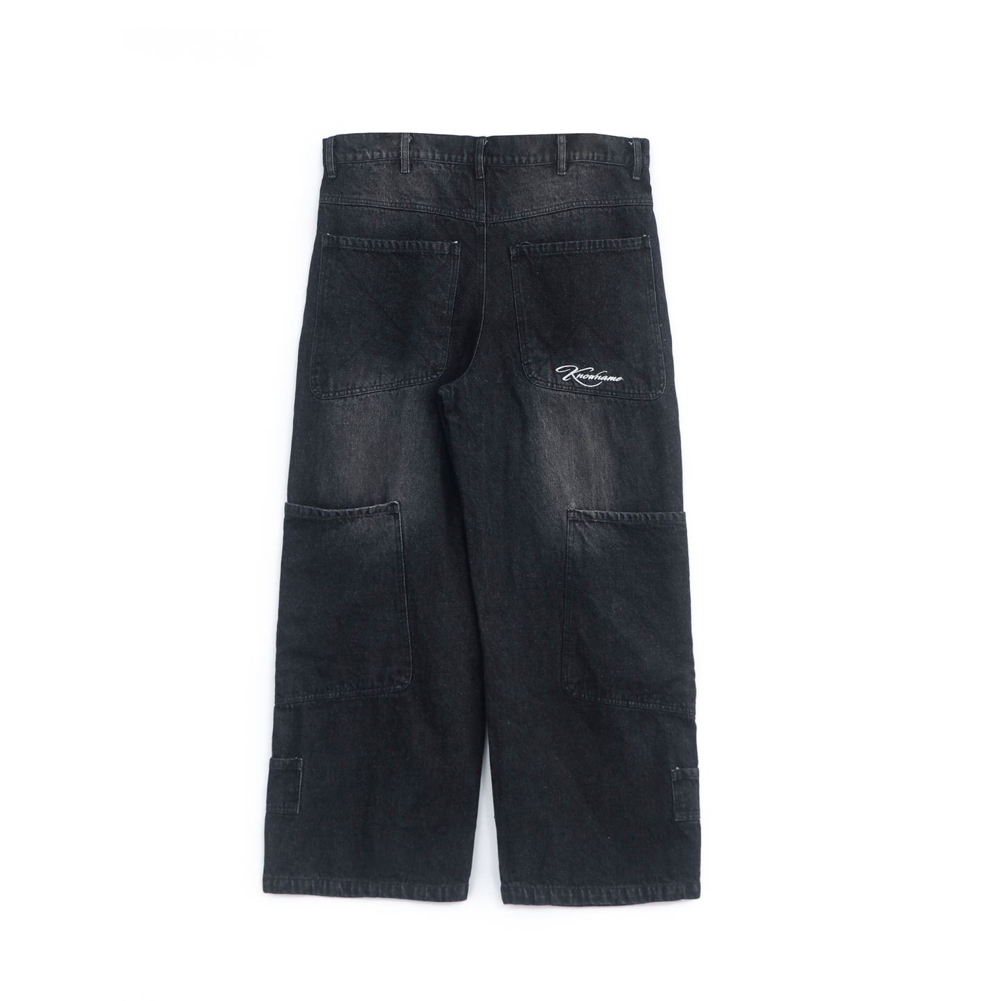 "DEEP POCKET" DENIM (WASHED BLACK)