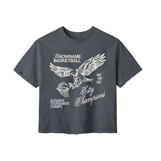 "TOURNAMENT" Tee ( Grey / Cream)