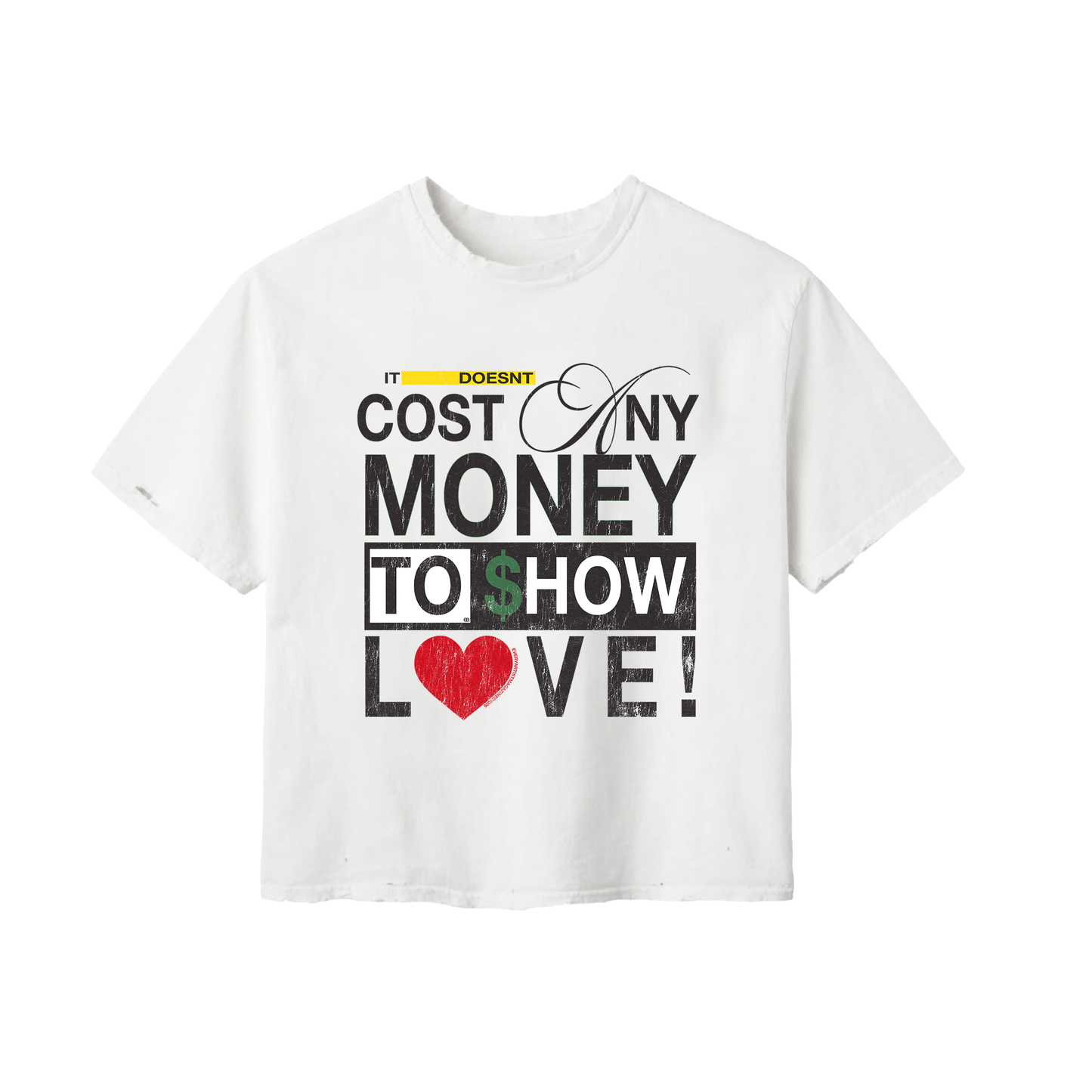 "$HOWLOVE"（每位艺术家专属）T恤